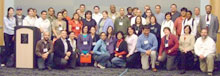 Photograph of Noyce Scholars at a workshop